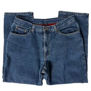 L.L. BEAN Jeans Womens Size 16P Relaxed Fit Fleece Insulated Double L